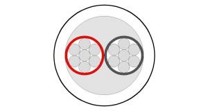ALARM 2/200 2X0,22мм² Слаботочный кабель для систем сигнализации (бухта 200м.) ALARM 2/200 - фото 616691