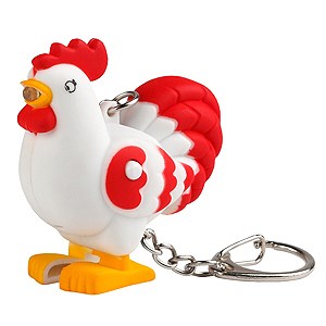 BD2-P Фонарь ЭРА Детский брелок «Петух», бат в компл,  BD7-U-1 - фото 616692