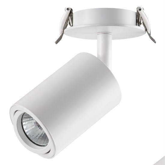 370398 NT18 072 белый Встраиваемый светильник IP20 GU10 50W 220V PIPE Arum Novotech 370398 - фото 616757