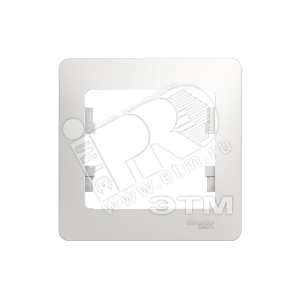GSL000101 Glossa Рамка 1 пост, белая (уп.45шт.) Systeme Electric (Россия) GSL000101 - фото 616988