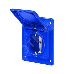 DIS5704061 Shuko Розетка с увеличенным фланцем 70х87мм (уп.10шт.) ДКС DIS5704061 - фото 617183