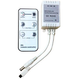 CDM04CESB Ecola LED strip Dimmer 4A 48W 12V Диммер с ИК пультом (уп.100шт.) CDM04CESB - фото 617219