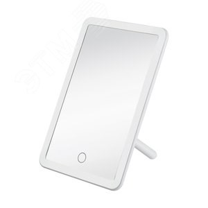 TLD-591 White/LED/80Lm/6000K/Dimmer Cветильник-зеркало настольный. Цвет белый. Uniel™ (Китай) UL-00002759 - фото 617225