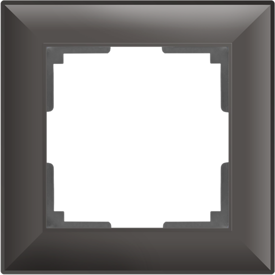 WL14-Frame-01 Fiore Рамка на 1 пост серо-коричневый (уп.10шт.) Werkel™ ВЫВЕДЕНА ИЗ АССОРТИМЕНТА a038866 - фото 617315