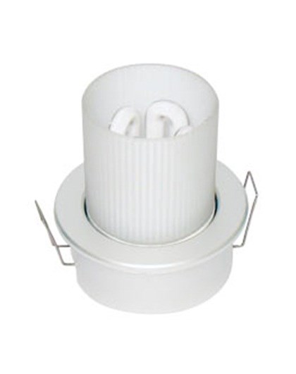 Ecola GX40 светильник встраиваемый серебро 30*75 FS40EMECD - фото 617364