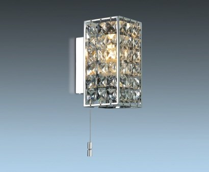 2248/1W ODL12 723 хром/хрусталь IP44 Бра с выкл  G9 40W 220V TORI 692305 - фото 617426