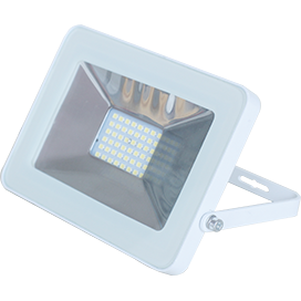 JPWV10ELB Ecola Projector LED 10,0W 220V 4200K IP65 Прожектор cв/д, тонкий, белый (уп.60шт.) JPWV10ELB - фото 617451