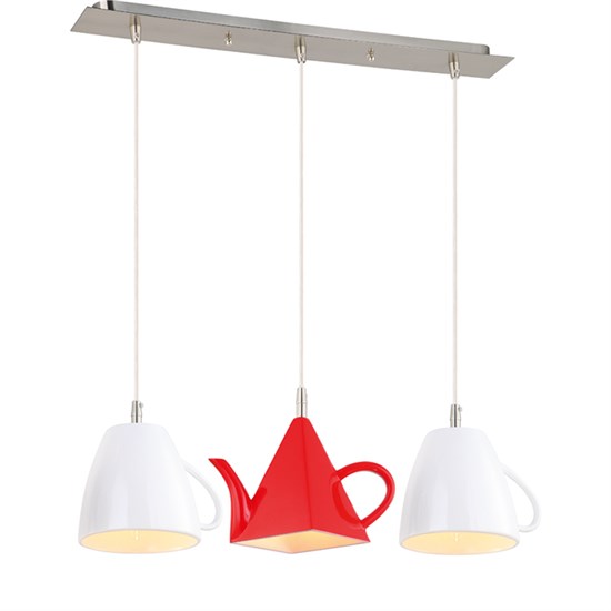 A6605SP-3WH Decorative Modern серия Cafeteria Светильник подвесной Arte Lamp (Италия) A6605SP-3WH - фото 617621