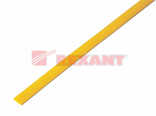 FD 20-5002 Трубка термоусаживаемая ТТУ(ТУТ) 5/2,5 желтая (1м) (уп.50/1500м.) REXANT FD 20-5002 - фото 617842