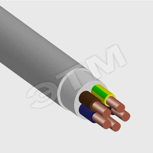 NYM нг-LS 5х1.5мм² Севкабель (бухта 100м.) К13И1511ВК005Я8 - фото 617876
