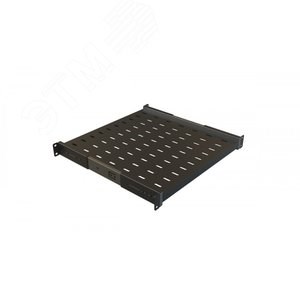 TSS3-600-RAL9004 Полка выдвижная c 19'' креплением, глубина 600мм, нагрузка до 20 кг, для шкафов TTB глубиной 800-1200мм, цвет черный Hyperline 445961 - фото 617901