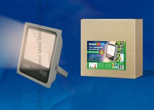 ULF-P40-50W/SPFR IP65 110-265В GREY Прожектор для растений светодиодный. Цвет серый. UNIEL ULF-P40-50W/SPFR IP65 110 - фото 617917