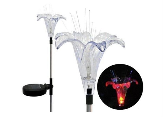 SG-112  "Лилия" (1LED) светильник с солн. батар. ВЫВЕДЕН ИЗ АССОРТИМЕНТА SG-112 - фото 617952