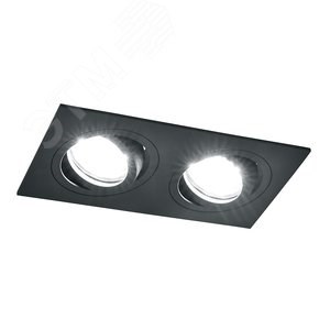 40530 DL2802 MR16 G5.3, черный Светильник встраиваемый (уп.50шт.) FERON (Китай) 40530 - фото 618141