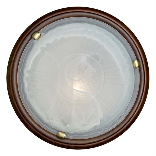 136/K SN 108 LUFE WOOD Св-к стекло E27 2*60Вт D360 SONEX 4690344043397 - фото 618221