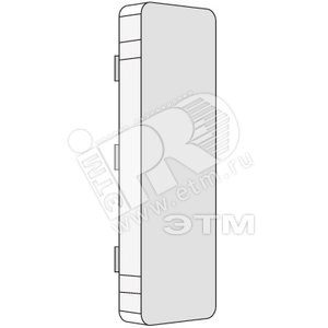 00872 LAN In-liner Заглушка торцевая 80х60мм (уп.10шт.) ДКС 00872 - фото 618269