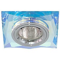 18638 8150-2 MR16 50W G5.3 7мультиколор+серебро Светильник встраиваемый (уп.10/50шт.) FERON 18638 - фото 618307