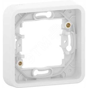 MUR39107 Mureva S Рамка 1 пост без винтов, белая, IP55 (уп.10шт.) Schneider Electric MUR39107 - фото 618383
