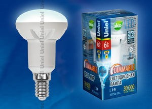 LED-R50-6W/NW/E14/FR/DIM Palazzo Лампа светодиодная диммир., белый свет ВЫВЕДЕНА ИЗ АССОРТИМЕНТА LED-R50-6W/NW/E14/FR/DIM - фото 618589