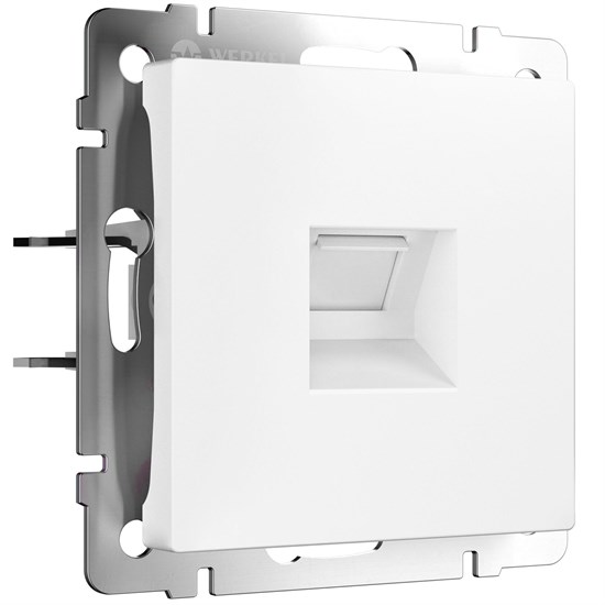 W1181061 Механизм розетки компьютерной RJ45 Cat.5e, белый матовый (уп.10шт.) Werkel™ a062407-1 - фото 618687