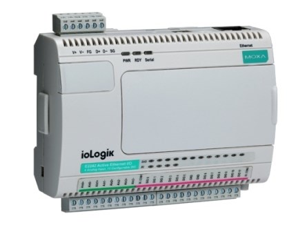 ioLogik E2210 Ethernet I/O Server, 24Vdc 12DI,8DO,Modbus/TCP,SNMP,Active I/O Messaging Ethernet-модуль ввода/вывода MOXА ioLogik E2210 - фото 618707