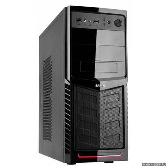 A-30B Корпус черный без БП ATX 2xUSB2.0 audio Accord A-30B - фото 618792