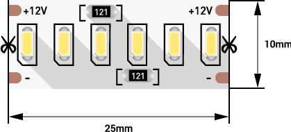 009254 SWG4240-12-24-NW-M Лента светодиодная со скотчем 3М стандарт 3014, 240LED/м, 24Вт/м, 12В , IP20, Цвет: Нейтральный белый, катушка 5м. SWG 009254 - фото 618825
