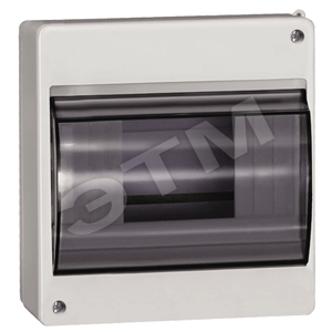MKP42-N-06-30-09 KREPTA 3 КМПн 2/6 Бокс ЩРН-П-6 модулей навесной пластик с дымчатой прозрачной дверцей IP30 (уп.9шт.) IEK® MKP42-N-06-30-09 - фото 618916