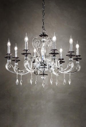 AURORA S6 / Fume - Chrome Люстра Euroluce AURORA S6 / Fume - Chrome - фото 618983