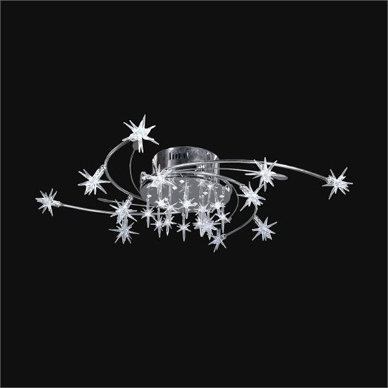 1-6072-12-CR-LED Y G4 Геометрия Люстра Maxisvet 1-6072-12-CR-LED - фото 619062