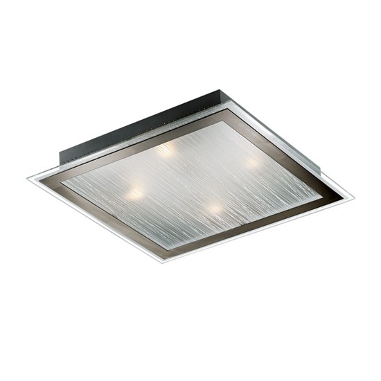 2737/4W ODL15 741 никель/стекло Н/п светильник E27 4*60W 220V Ulen Odeon Light 2737/4W - фото 619074