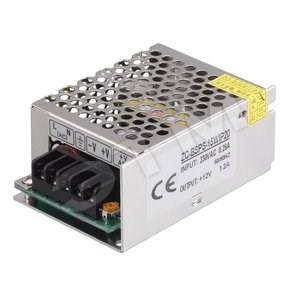 3329358 ZC-BSPS-12V1.3A=15W Драйвер светодиодный LED 15Вт 12В IP20 (уп.250шт.) JazzWay 3329358 - фото 619086