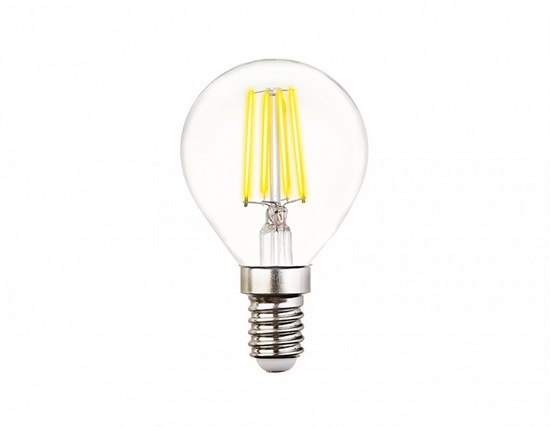 204215 Filament LED G45-F 6W (60W) E14 4200K Лампа светодиодная "Шар" (уп.100шт.) Ambrella Light 204215 - фото 619106