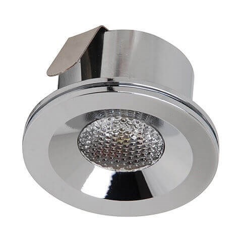 HRZ00002404 016-004-0003 HL666L MIRANDA Встраиваемый светодиодный светильник 3W 4200К 220-240V Хром (уп.100шт.) HOROZ ELECTRIC HRZ00002404 - фото 619261