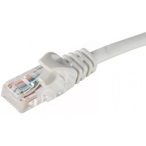 PC01-C5EU-1M Патч-корд U/UTP, Cat.5e, 1м, стандартный разъем, серый ITK® PC01-C5EU-1M - фото 619304