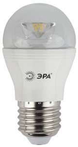 smd P45-7w-827-E27-Clear Лампа светодиодная (уп.6/60/2160шт.) ЭРА smd P45-7w-827-E27-Clear - фото 619320