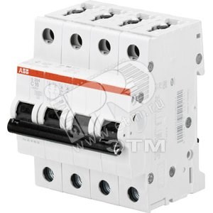 2CDS254001R0504 S204 C50 Автоматический выключатель 4P C50A 6кА ABB 2CDS254001R0504 - фото 619494