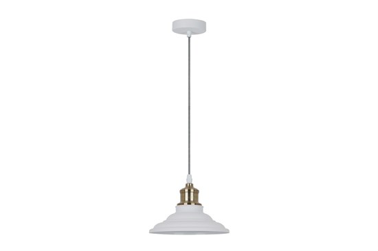 PL-600 C69 белый + стар медь Светильник подвесной LOFT,  1х E27, 40Вт, 230В, металл (уп.4шт.) Camelion PL-600 C69 белый + стар медь - фото 619575
