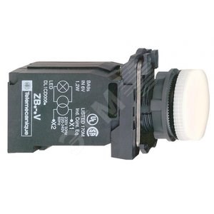 XB5AV41 Лампа сигнальная Ø22мм 230V белая (уп.1шт.) Schneider Electric XB5AV41 - фото 619607