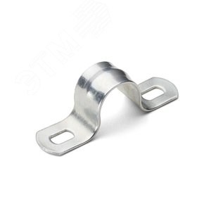 49374 Fortisflex СМД 16-17 Скоба металл. двухлапковая Ø16-17мм (уп.100шт.) КВТ (Россия) 49374 - фото 619662