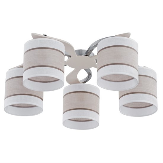 333 Cattleya White 5 Люстра TK Lighting 333 Cattleya White 5 - фото 619665