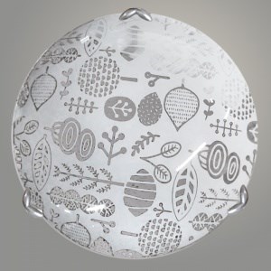  Лужок Светильник d300 белый/песк./хром 2х60W E27 НПБ-300 н.(Никольский завод) 988035131 - фото 619797