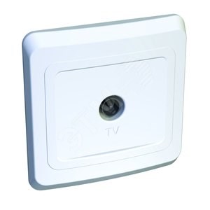 TVC-002B ЭТЮД Розетка TV телевизионная оконечная 0.7дБ белая (уп.12шт.) Schneider Electric TVC-002B - фото 619969