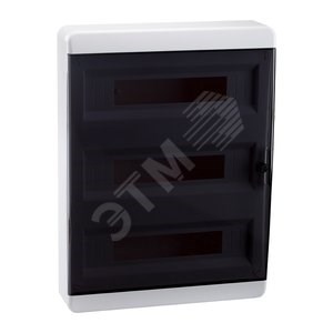 117935 P-BNK-2-54-IP40 OptiBox Бокс ЩРН-П-54 модулей навесной пластик с дымчатой прозр. дверцей IP40 КЭАЗ (Россия) 117935 - фото 620011