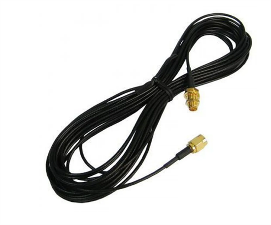 RG174 Кабель - удлинитель WIFI антенны RP-SMA 3 метра RG174 - фото 620047