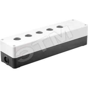 BKP10-6-K01 КП105(6) Корпус для кнопок 5(6) мест белый (уп.10шт.) IEK® BKP10-6-K01 - фото 620059