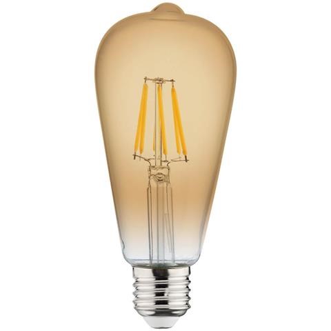 HRZ00002343 001-029-0006 Винтаж Светодиодная филаментная лампа 6W 2200К E27 HOROZ ELECTRIC HRZ00002343 - фото 620168
