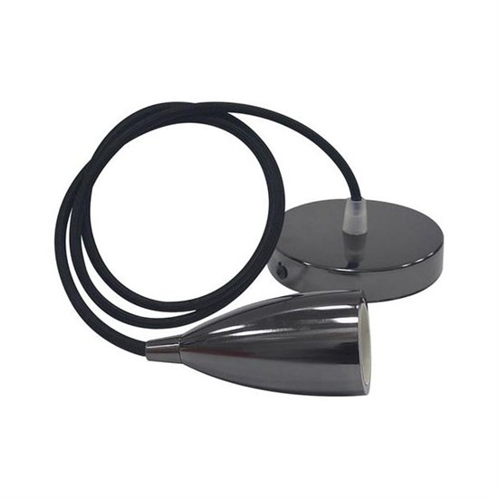 HRZ00002545 021-002-0001 Черная жемчужина Декоративный патрон Е27 1м HOROZ ELECTRIC HRZ00002545 - фото 620233