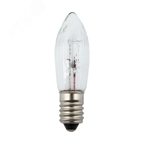 IL-CT13-CL-03/E10/34V SET3 BLISTER 34V. Набор из 3шт. в блистере Лампа накаливания для новогодней горки на 7 ламп, 3W, прозрачная UNIEL (Китай) UL-00010985 - фото 620357