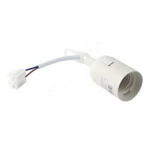 LHP-E27-w Патрон подвесной с клеммной колодкой, Е27, белый (уп.50шт.) EKF LHP-E27-w - фото 620371
